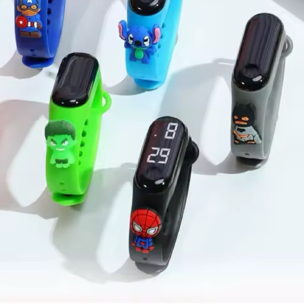 Disney Black Spider-Man Kids Digital Watch - Picture 4 of 11